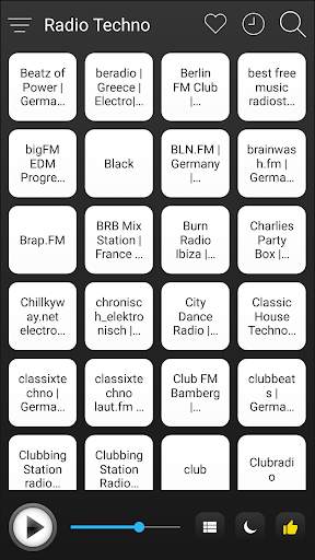 Techno Radio Stations Online - Techno FM AM Music 1 تصوير الشاشة