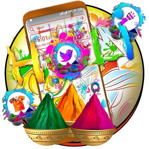 Holi Dance Launcher Theme 1.0.1
