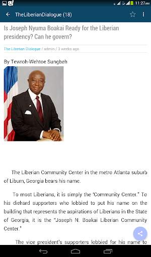 Liberia News App screenshot 3