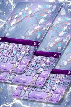 Purple Glitter Glare Keyboard screenshot 5