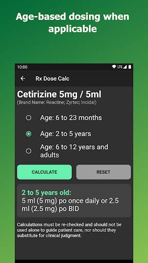 Pediatric Dose Calculator screenshot 5