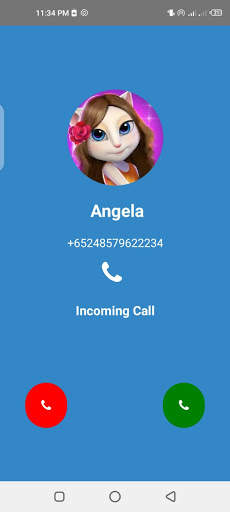 Angela’s Tom 📱 Fake Call - Angela video call screenshot 2
