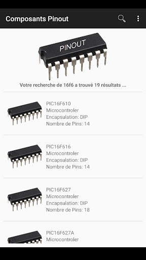 Electronic Component Pinouts screenshot 2