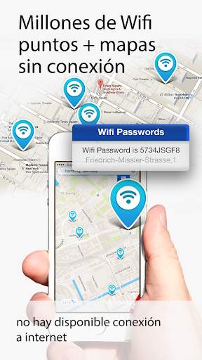 Wifi Maps - hotspots worldwide screenshot 1
