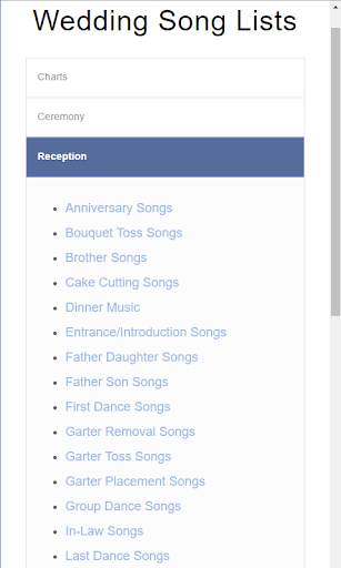 My Wedding Songs screenshot 2