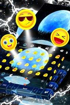Full Moon Keyboard Theme screenshot 5