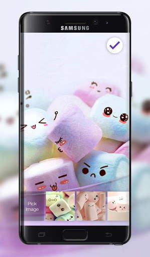 Sweet Marshmellow Lock Screen 2 تصوير الشاشة
