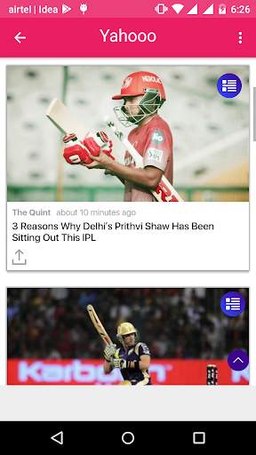 Cricket Live Score And Sports News screenshot 8
