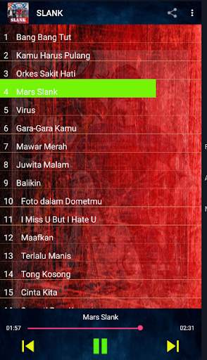 55   Lagu Populer Slank Offline screenshot 2