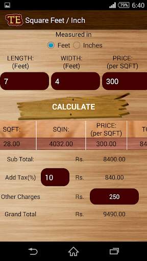 Timber Estimator скриншот 8