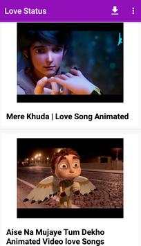 Love Animated Video Status screenshot 2