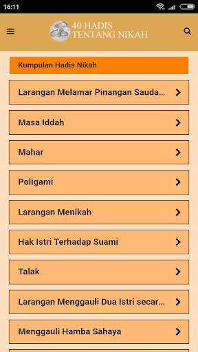 40 Hadis Tentang Nikah screenshot 2