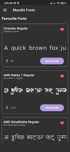 Marathi Fonts screenshot 5