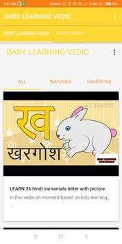 BABY LEARNING VEDIO CHANNEL screenshot 1