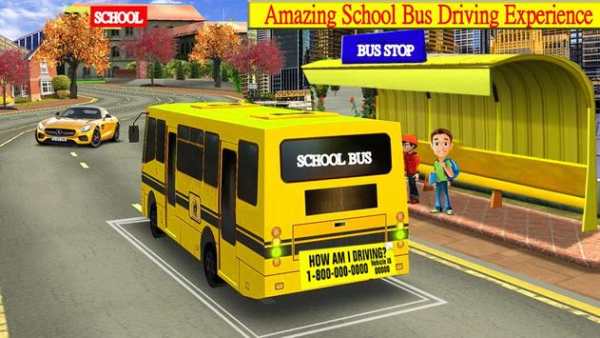 City School Bus Drive Sim screenshot 3