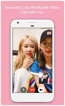 Rose & Lisa BLACKPINK Call! Fake Video Call screenshot 1
