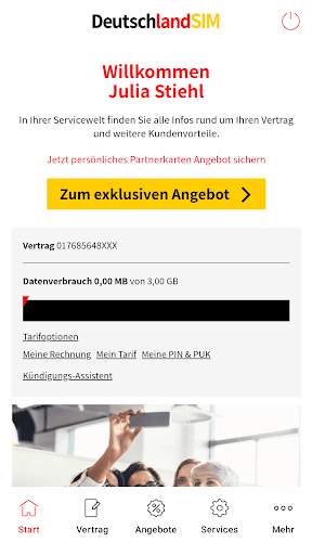 DeutschlandSIM  Servicewelt скриншот 1