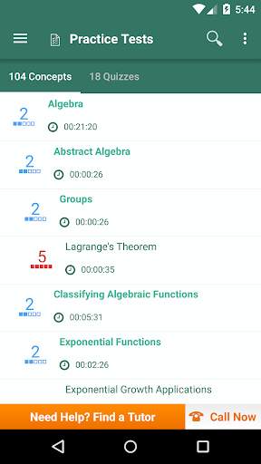 Varsity Tutors GRE® Exam Prep - Math 2 تصوير الشاشة