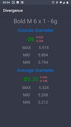 Metric Threads screenshot 3