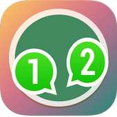2 whatsapp account guide logo