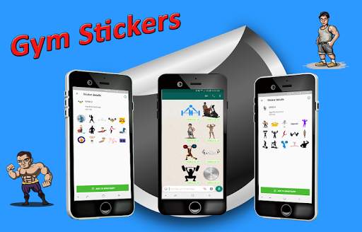 Gym Stickers for WhatsApp - WAStickerApps screenshot 1