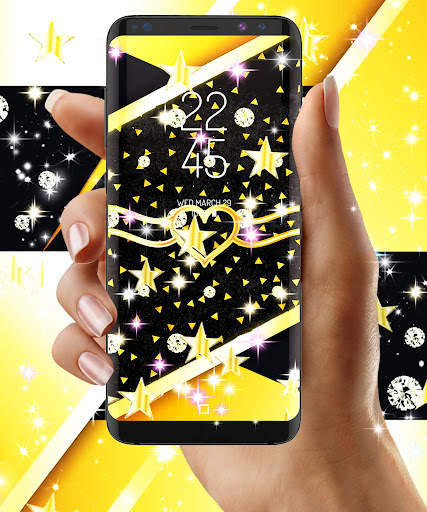 Black gold live wallpaper screenshot 7