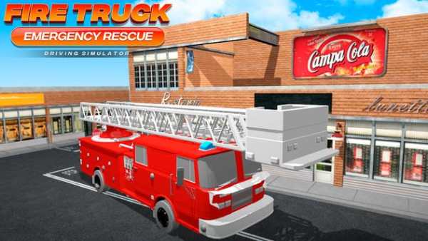 Fire Truck Emergency Rescue - Driving Simulator screenshot 1