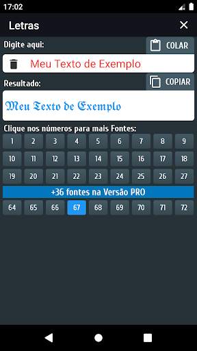 Letras diferentes, símbolos, emojis, decorações screenshot 1