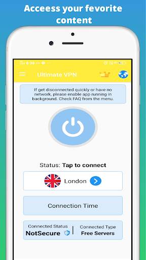 Ultimate VPN  Fast , Unlimited, Free VPN Proxy screenshot 2
