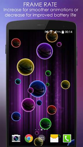 Neon Bubble Live Wallpaper screenshot 7