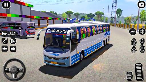 Euro Bus Driving Bus Game 3D screenshot 1