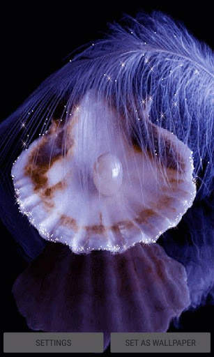 White Pearl Live Wallpaper screenshot 1