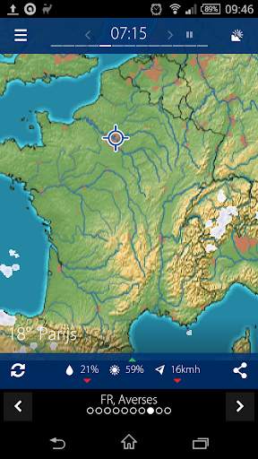 Meteox.fr - radar de pluie screenshot 2