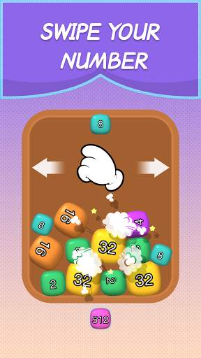 Merge Puzzle 3D 2048 Game screenshot 1