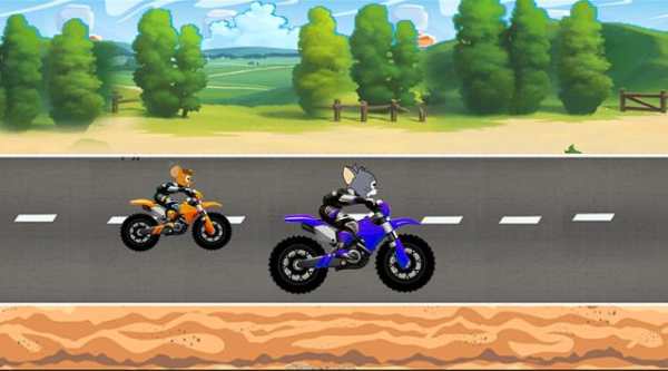 Jerry Bike Race And Tom screenshot 2