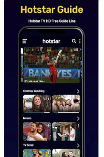 Hotstar TV Show - Free Hotstar Movies HD TV Guide screenshot 3