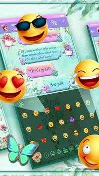 SMS Garden Keyboard Theme screenshot 2