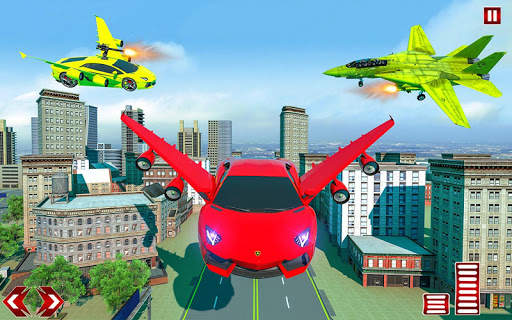 Flying Car Robot Game - Robot Transforming Games screenshot 5