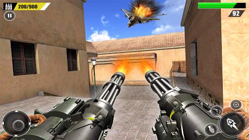 Gun Strike Simulator- Machine Gun Shoot War Strike screenshot 1