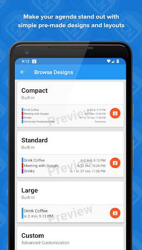 Calendar Notify - Widget, Lock and Status bar स्क्रीनशॉट 4