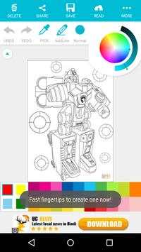 Cartoon Coloring : Power Rangers Edition screenshot 5