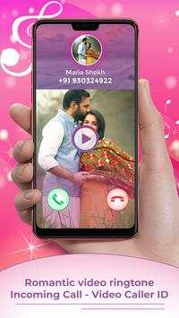 Romantic Video Ringtone for Incoming Call screenshot 1
