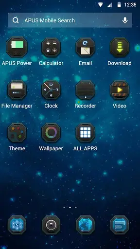 Universe-APUS Launcher theme screenshot 2