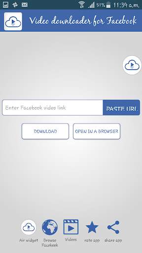 Video downloader For Facebook screenshot 1