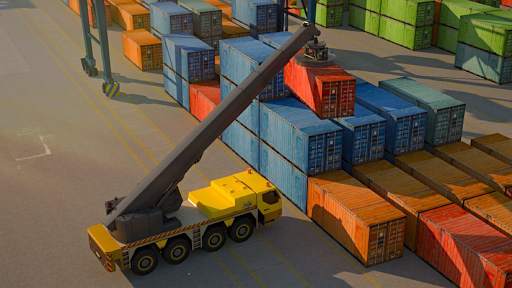 Crane Simulator 3D Parking Games 2017 screenshot 2