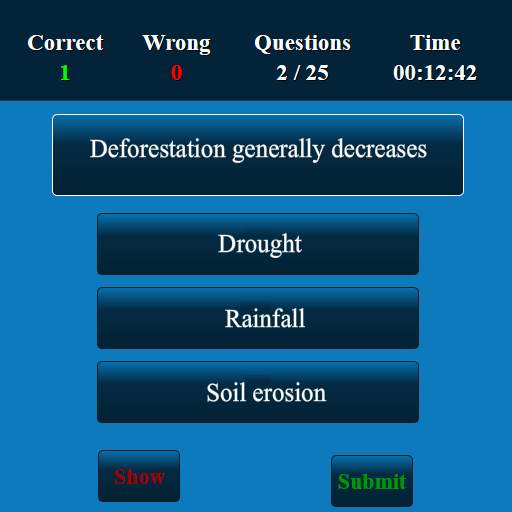 Environment MCQ screenshot 3