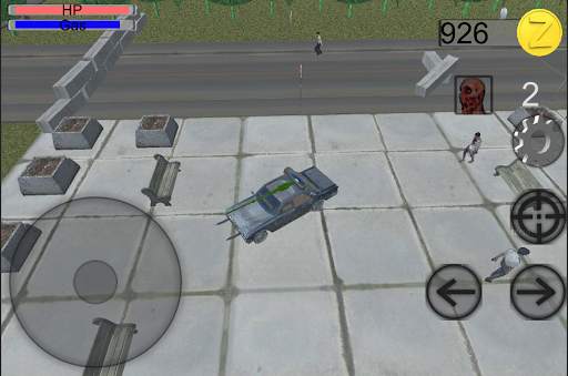 Rusty car agaist zombies 3D screenshot 1