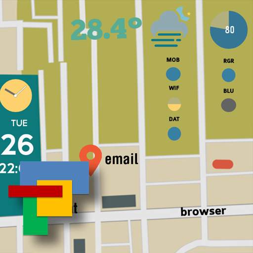 Map Theme for Total Launcher 1.5