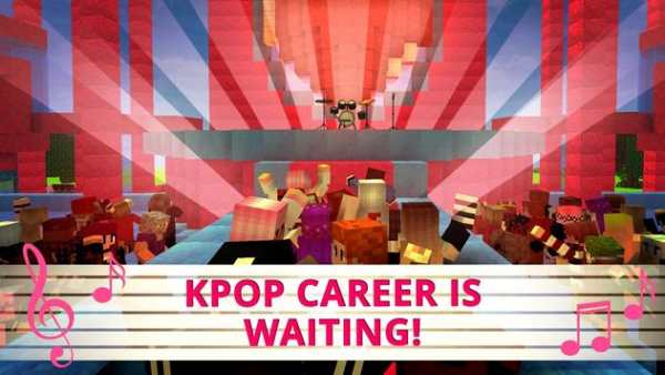 KPOP Craft:🎤 Crafting & Dancing Music Game 2019 screenshot 4
