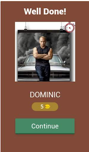 Fast and Furious haracters game screenshot 2